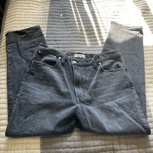 BLACK MADEWELL CROSSOVER JEANS SIZE 12